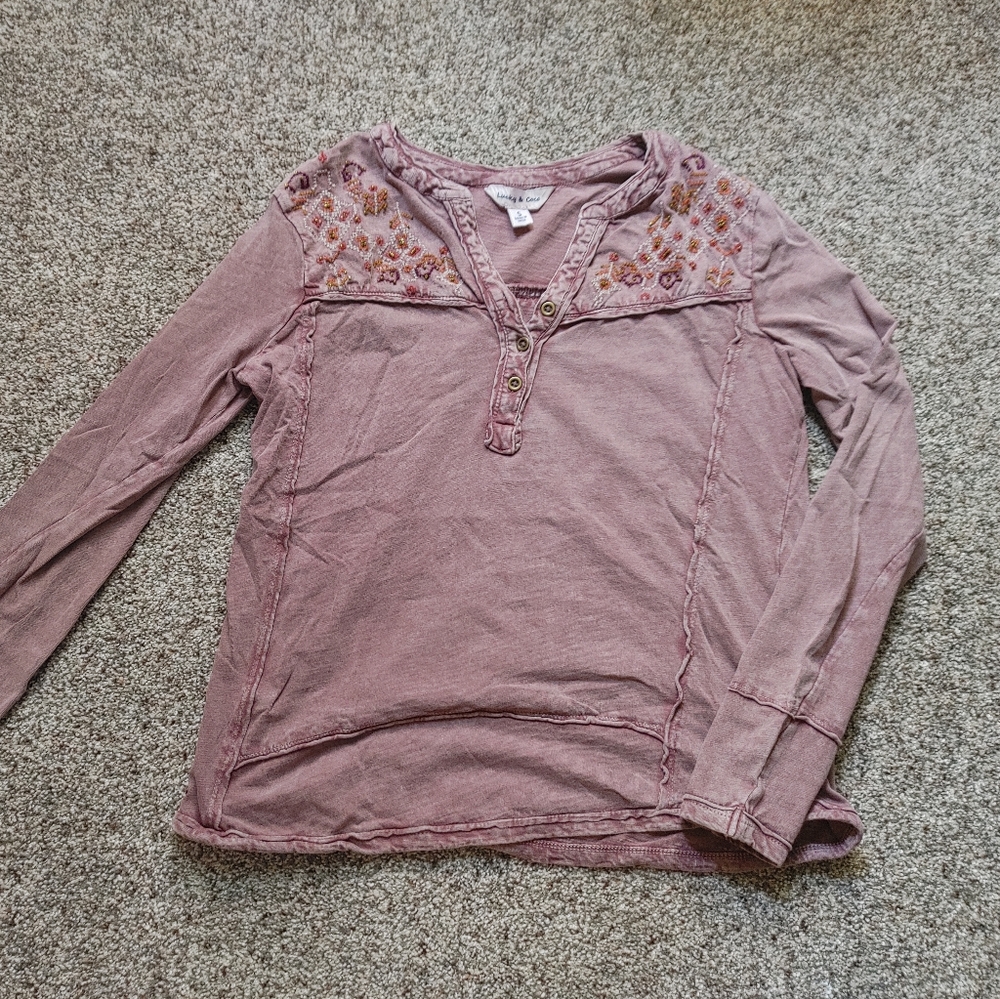 Lucky & coco beaded shirt